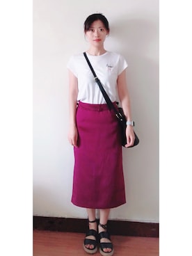 AnaisWさん（レディース・166cm）の夏コーディネート