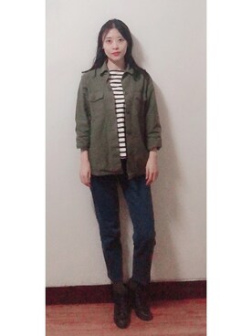 AnaisWさん（レディース・166cm）の秋コーディネート