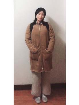 AnaisWさん（レディース・166cm）の冬コーディネート