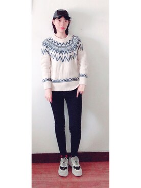 AnaisWさん（レディース・166cm）の冬コーディネート