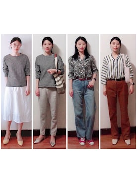 「LAP（ラップ）のアイテム」を使った、AnaisWさん（レディース・166cm）の夏コーディネート