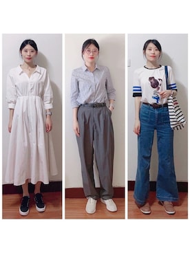 「vionic（バイオニック）のアイテム」を使った、AnaisWさん（レディース・166cm）の春コーディネート