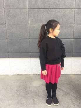 「style（スタイル）（スタイル）のアイテム」を使った、lovekoさん（キッズ・130cm）の秋コーディネート