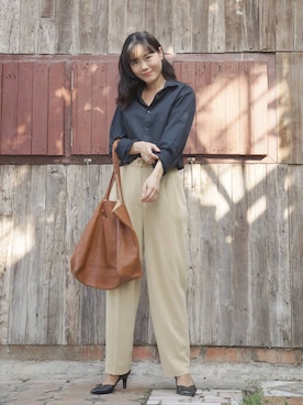 「worknotwork」｜Riva Cocoさん（レディース・162cm）の秋コーディネート