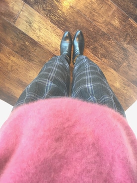 「Lilly Lynque（リリーリン）のアイテム」を使った、MARONさん（レディース・171cm）の秋コーディネート