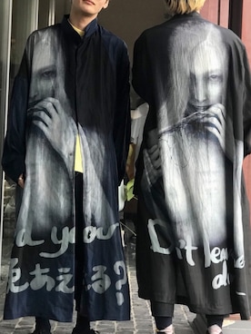 「Yohji Yamamoto（ヨウジヤマモト）のアイテム（その他アウター）」を使った、chinkou11さん（メンズ・173cm）の秋コーディネート