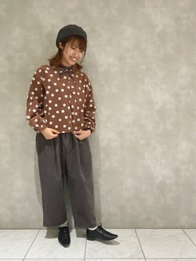 「pou dou dou」｜ヤマシタさん（レディース・163cm）の秋コーディネート