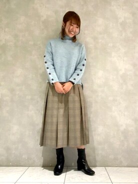 ヤマシタさん(レディース・163cm)の冬コーディネート