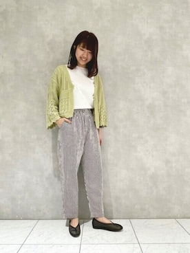 「poudoudou」｜ヤマシタさん（レディース・163cm）の春コーディネート