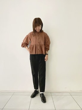 ヤマシタさん(レディース・163cm)の秋コーディネート