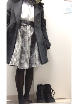 「新年一発目」｜「アイテム（トレンチコート）」を使った、みなちゅんさん（レディース・148cm）の冬コーディネート
