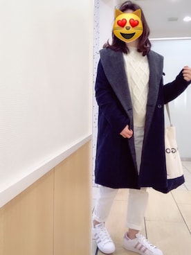 「エクリュ」｜「アイテム（その他アウター）」を使った、みなちゅんさん（レディース・148cm）の冬コーディネート