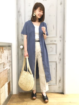 LOWRYS FARM 伊丹店さん（レディース・165cm）の夏コーディネート