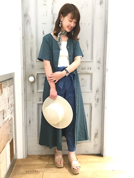 LOWRYS FARM 伊丹店さん（レディース・164cm）の夏コーディネート