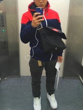 「VANS（バンズ）のアイテム（チノパンツ）」を使った、だいちゃんさん（メンズ・172cm）の秋コーディネート