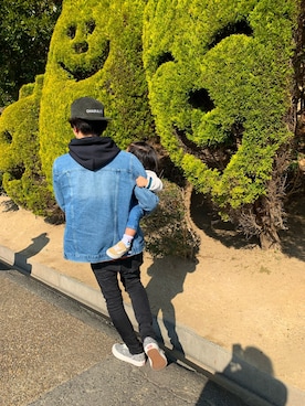「JOURNAL STANDARD（ジャーナルスタンダード）のアイテム（ジャケット/アウター）」を使った、みとくん。さん（キッズ・90cm）の冬コーディネート