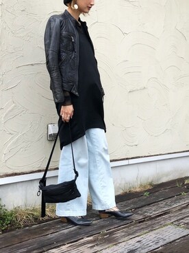 「Abahouse Devinette（ドゥヴィネット）のアイテム（その他アウター）」を使った、MISAさん（レディース・165cm）の春コーディネート