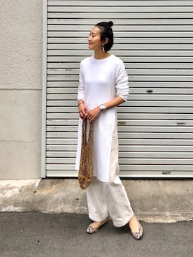 「平成最後のWEARISTAセンバツ」｜「アイテム（バレエシューズ）」を使った、MISAさん（レディース・165cm）の春コーディネート
