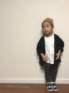 y___aさん（キッズ・100cm）の秋コーディネート