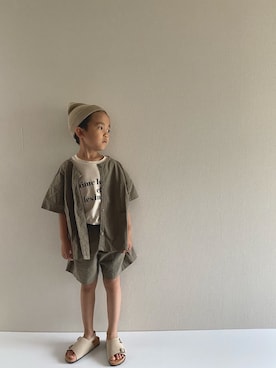 「kids」｜「アイテム（セットアップ）」を使った、y___aさん（キッズ・120cm）の夏コーディネート