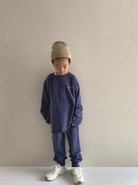 y___aさん（キッズ・120cm）の冬コーディネート