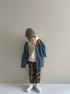 y___aさん(キッズ・120cm)の冬コーディネート