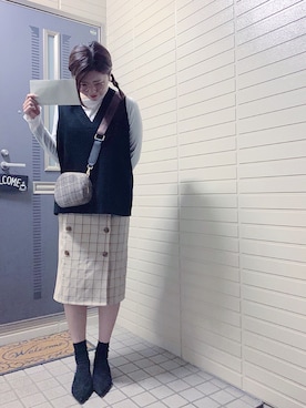 *み*フォローと♡くれたら喜びますさん(レディース・166cm)の春コーディネート