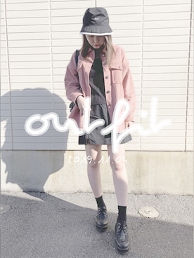 「hotping」｜「アイテム（ジャケット/アウター）」を使った、＊み＊フォローと♡くれたら喜びますさん（レディース・167cm）の秋コーディネート