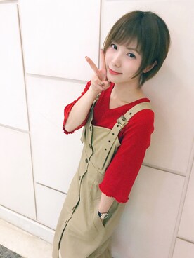 「w closet」｜「アイテム（腕時計）」を使った、beary_rabbitさん（レディース・156cm）の春コーディネート