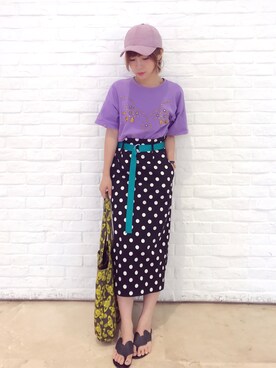 beary_rabbitさん（レディース・156cm）の夏コーディネート