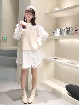 beary_rabbitさん（レディース・156cm）の冬コーディネート