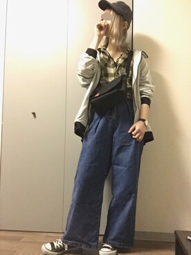 「ハイトーンカラー」｜「アイテム（その他）」を使った、しおりさん（レディース・165cm）の春コーディネート