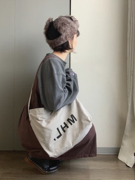 しおりさん（レディース・166cm）の冬コーディネート