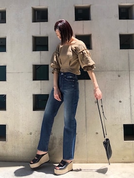 大谷亜宥茄 (EMODA)さん（レディース・172cm）の春コーディネート