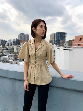 大谷亜宥茄 (EMODA)さん（レディース・172cm）の夏コーディネート