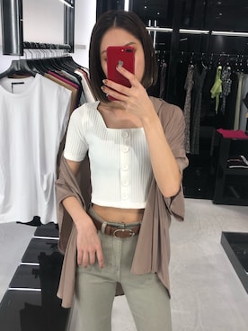 大谷亜宥茄 (EMODA)さん（レディース・172cm）の夏コーディネート