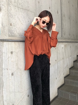 大谷亜宥茄 (EMODA)さん（レディース・172cm）の夏コーディネート