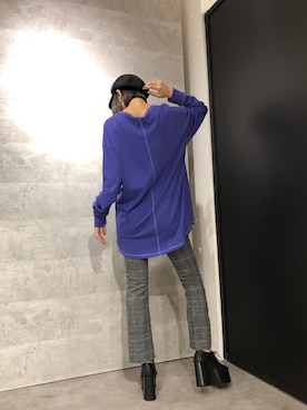 大谷亜宥茄 (EMODA)さん（レディース・172cm）の秋コーディネート