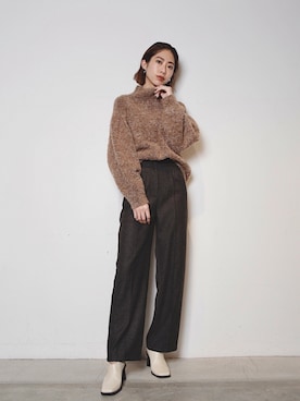 大谷亜宥茄 (EMODA)さん(レディース・172cm)の秋コーディネート