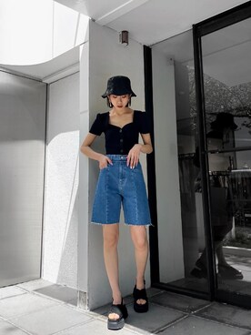 大谷亜宥茄 (EMODA)さん（レディース・172cm）の春コーディネート