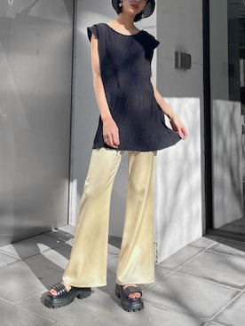 「シャーベットカラー」｜大谷亜宥茄 (EMODA)さん（レディース・172cm）の春コーディネート