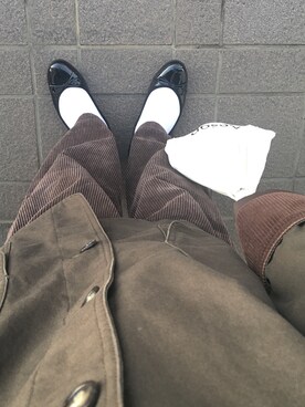 「Aesop（イソップ）のアイテム（バッグ）」を使った、M.さん（レディース・154cm）の冬コーディネート