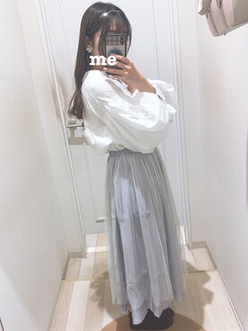 🍑しろもも🍑さん（レディース・159cm）の春コーディネート