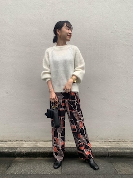 Ayano Shirasuさん（レディース・165cm）の秋コーディネート