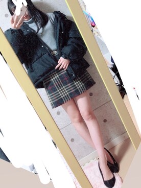 「one way（ワンウェイ）のアイテム（シューズ）」を使った、はくとうさん（レディース・154cm）の冬コーディネート