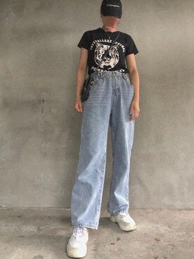 豚と顎さん（レディース・168cm）の秋コーディネート