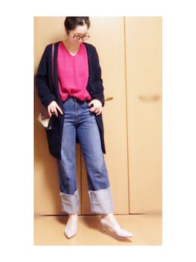 「Le Chione（ルキオネ）のアイテム」を使った、piiさん（レディース・165cm）の冬コーディネート