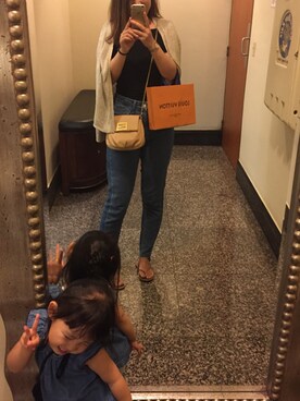 「FENDI（フェンディ）のアイテム」を使った、cocoさん（キッズ・80cm）の冬コーディネート