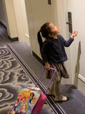 「BONTON（ボントン）のアイテム」を使った、cocoさん（キッズ・100cm）の春コーディネート