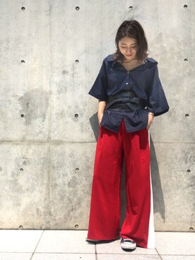 「KOMONO.（コモノ）のアイテム」を使った、nodopachiさん（レディース・162cm）の春コーディネート